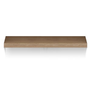Houten schap 100cm inkortbaar old grey