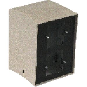 Opvoerzuil leeg 4V standaard RAL9010
