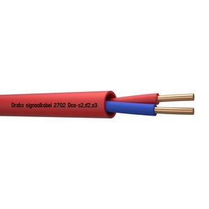 Haspel a 500m. signaal kabel Dca rd# 2x1mm² - 2702.100 BM