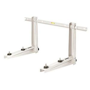 Wandbeugel MS253 wit schuifarmen 465x375mm met wandrail 800mm max. 140kg incl. bevestigingsmateriaal