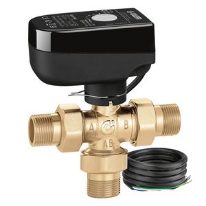 Gemotoriseerd 3-wegventiel met microschakelaar 230v 1