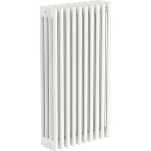Kolomradiator MULTICOLOM 438x1000mm (l x h) 9 leden/ 4-koloms (b=148mm) wit RAL9010 incl. muurbev.
