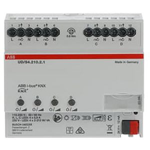KNX LED Dimmer, 4-v, 210 W/VA, DinRail (UD/S4.210.2.1)
