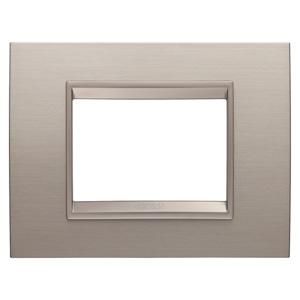 LUX PLAAT-VAN METAAL-3 MODULE-GEBORSTELD ALUMINIUM-B