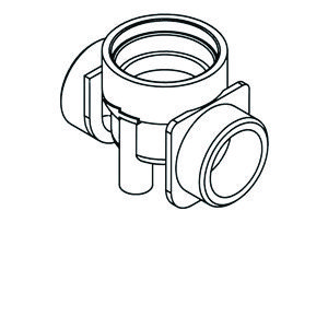 Behuizingvoor cartoucheventiel L=55mm 3/4" M