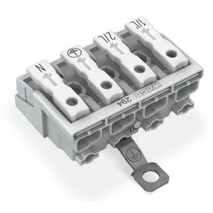 Kroonklem Drukknop extern PE-schroefcontact 294-4424 VVE=500