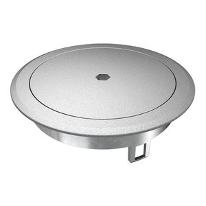 Blinddeksel met binnenzeskant zink verchromt