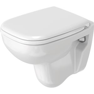 D-CODE #221109 wandcloset verkort 480mm wit diepspoel half open 3ltr./6ltr. (excl. zitting)
