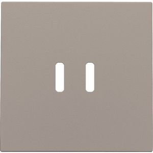 Afwerkingsset dubbele smart USB-C-lader bronze coated