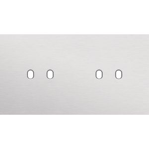 Tweevoudige afdekplaat, horizontaal 71 mm centerafstand