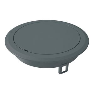 Blinddeksel kunststof 140x140x40 polyamid grijs 11
