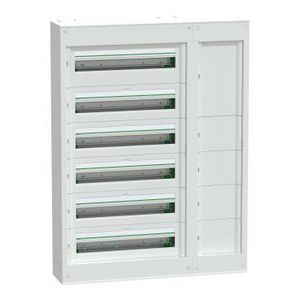 Opbouwkast 6 rijen 24 modules plus Duct PrismaSet S