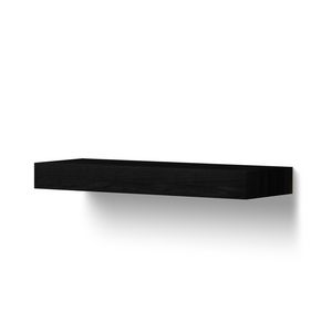 Wooden Mini Base Shelf 70cm eiken black