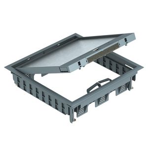 Inbouweenheid universele montage 264x264x67 polyamid grijs