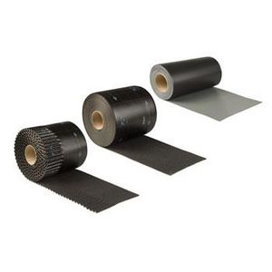 Rol a 6mtr. UBIFLEX ribbel loodvervanger 300mm zwart