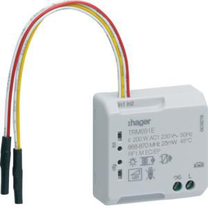Inbouwmodule KNX-RF 230V 2-draads 2-v in 1-v dimmer 230V