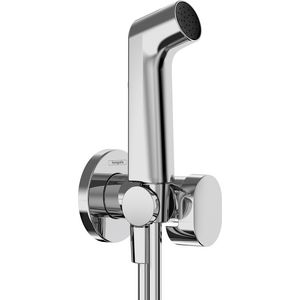 Bidet handdouche 1 straalsoort koud water+douchehouder+slang 125cm chroom 29230000