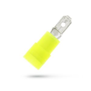 Kist a 100st. geisoleerde vlaksteker 4,8x0,8mm 4,0-6,0mm² Nylon