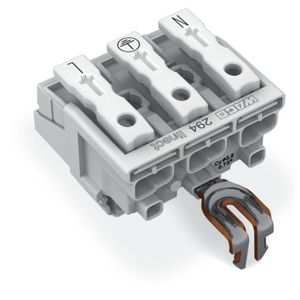 Kroonklem Drukknop extern Linect wit 294-8213 VVE=500