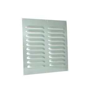 ALU schoepenrooster vlak model 500x500mm