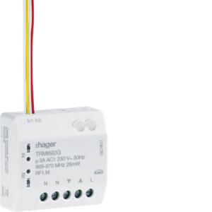 Inbouwmodule KNX-RF 230V 4-draads 2-v 1-v jaloezie/rolluik