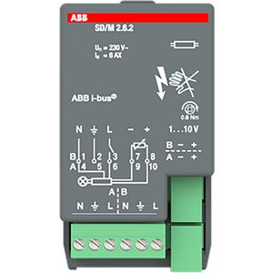 Schakel/dimaktormodule KNX 1-10V 2 x 6A (SD/M2.6.2)