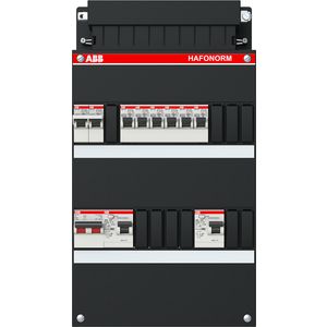 Groepenkast 6 groepen achter 2x 30mA+F+HS 1-fase 1SPF006905F0320