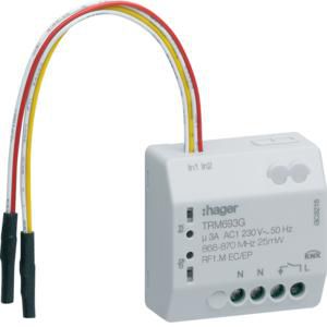 Inbouwmodule KNX-RF 230V 3-draads 2-v in 1-v relais 230 V