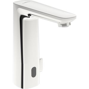 HANSAELECTRA Wastafelkraan 230/9 V BT Opbouwvoeding met ste