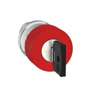 Kop noodstop 30 ontgrendelen sleutel 22mm Rood z. mar