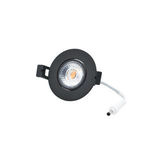 Spot camini 8W Ø82mm 2.700K zwart dimbaar incl. driver