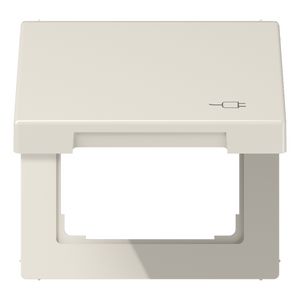 Klapdeksel LS990 wit m.symb. Stekker