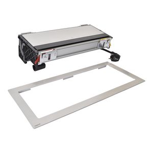 Bureau aansluitunit 12 mod. 3 WCD+USB+3 RJ45+HDMIB Flip Up