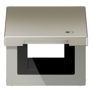 Klapdeksel LS-edelst.met symbool Lader