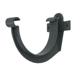 PVC mastgoot (5") beugels grijs