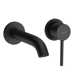 Bozz wastafelmengkraan afm. set 180 2-gats mat zwart