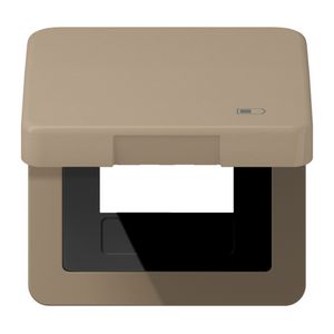 Klapdeksel CD500 goudbr.m.symbool Lader
