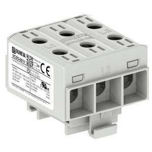 Aansluitklem OTL grijs 25-35mm² 3x1xAl/Cu