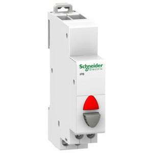 Druknop Enkelvoudig 1 NC Grijs Signaallamp (Rood 110-23 iBP