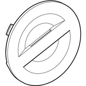 afdekking batterijvak afstandsbediening AquaClean