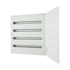Wandverdeler BF C IP30 wit opbouw 4 rijen 132TE