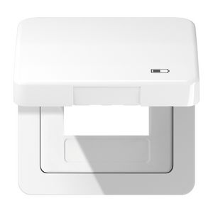 Klapdeksel CD500 alp.w. m.symbool Lader