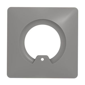 RoundTech vierkant inbouwraam zilver