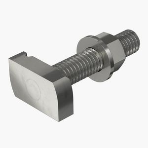 Hamerkopbout profielrail MS4121/4141 M12x60mm rvs VVE=25