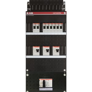 Groepenkast 8 groepen achter 3x 30mA + HS + OV4 3-fase