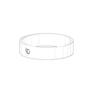 Houder voor toiletborstelgarnituur 109x25mm chr