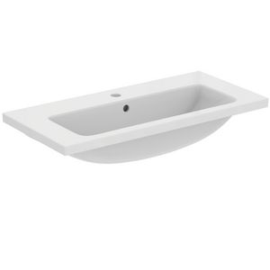 Wastafel I.LIFE-S VANITY 81cm met kraangat + overloop wit Ideal Plus