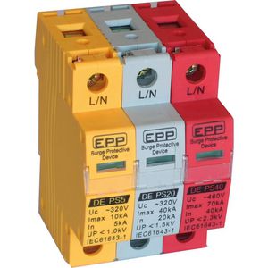 Overspanningsbeveiliging 70kA 2,3kV 1-polig DE PS40