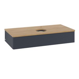 Wastafelonderkast Antao 1000x190x500mm Mid.Blue Matt Lacquer K09151HG