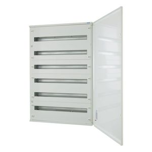 Wandverdeler BF C IP30 wit opbouw 6 rijen 198TE